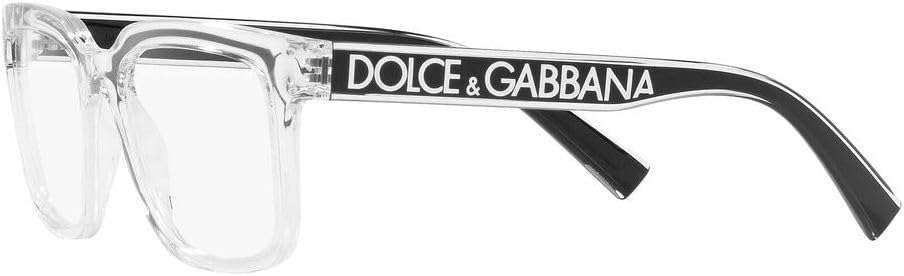 Dolce & Gabbana DG 5101 3133 Crystal Plastic Square Eyeglasses 52mm