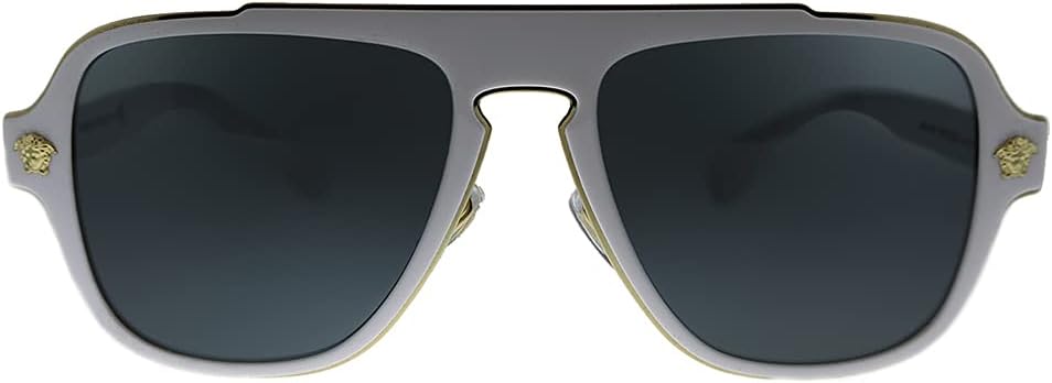 Versace Man Sunglasses Black Frame, Dark Grey Lenses, 56MM