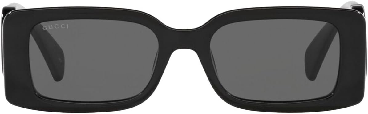 Gucci Women's Chaise Lounge Narrow Rectangular Sunglasses