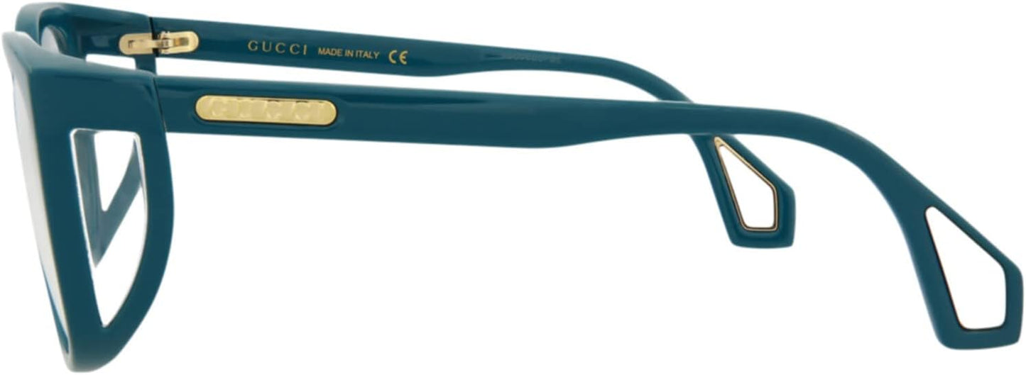 Gucci Square/Rectangle Optical Frames Blue Eyewear Made In Italy Injection Frame Designer Fashion for Everyday Luxury