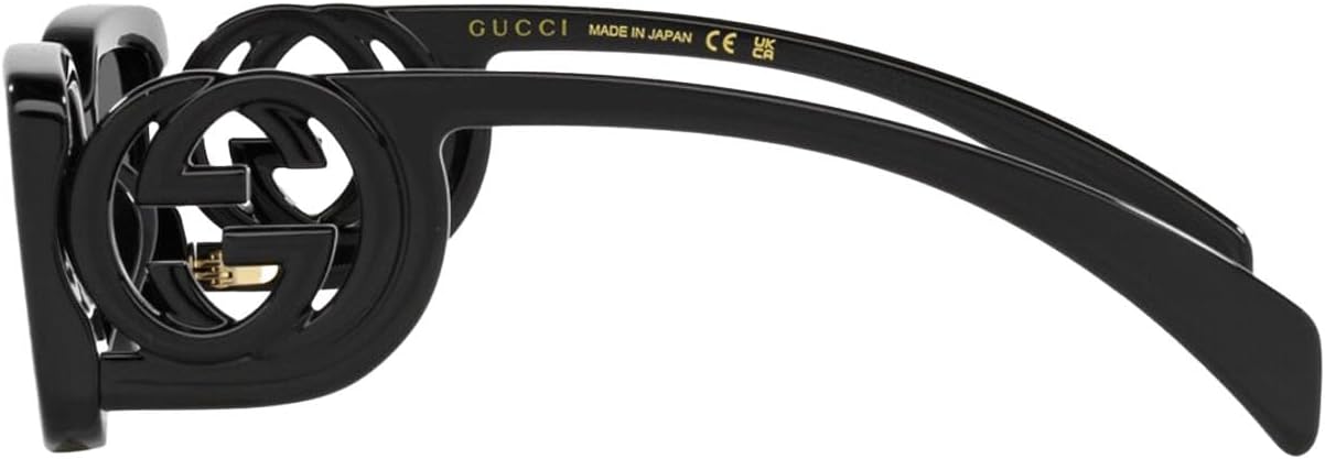 Gucci Women's Chaise Lounge Narrow Rectangular Sunglasses