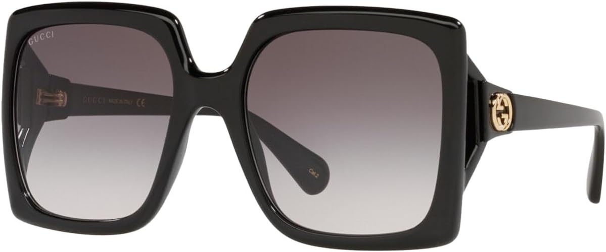 Gucci Square Sunglasses GG0876S 001 Black 60mm 876