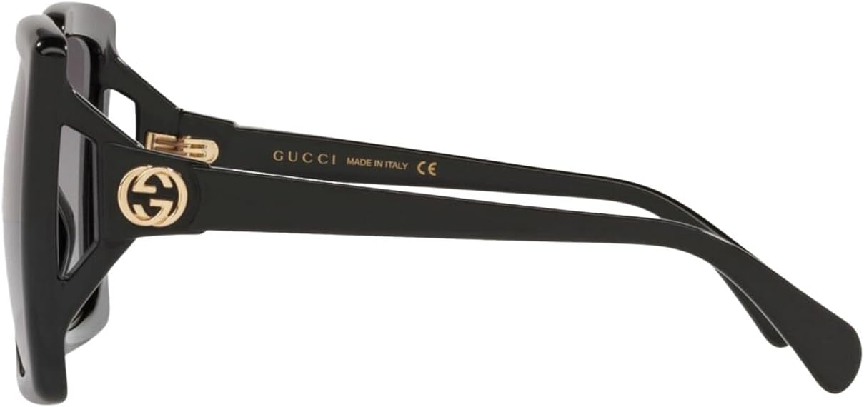 Gucci Square Sunglasses GG0876S 001 Black 60mm 876