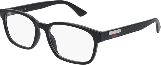 Gucci Gucci-Logo GG0749O 004 Eyeglasses Men's Black Full Rim Optical Frame 55mm