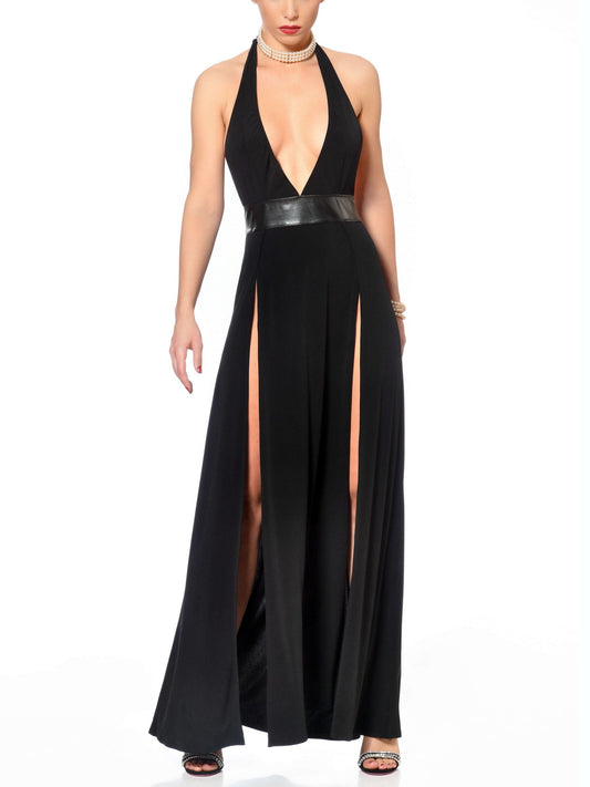 Schwarzes Abendkleid