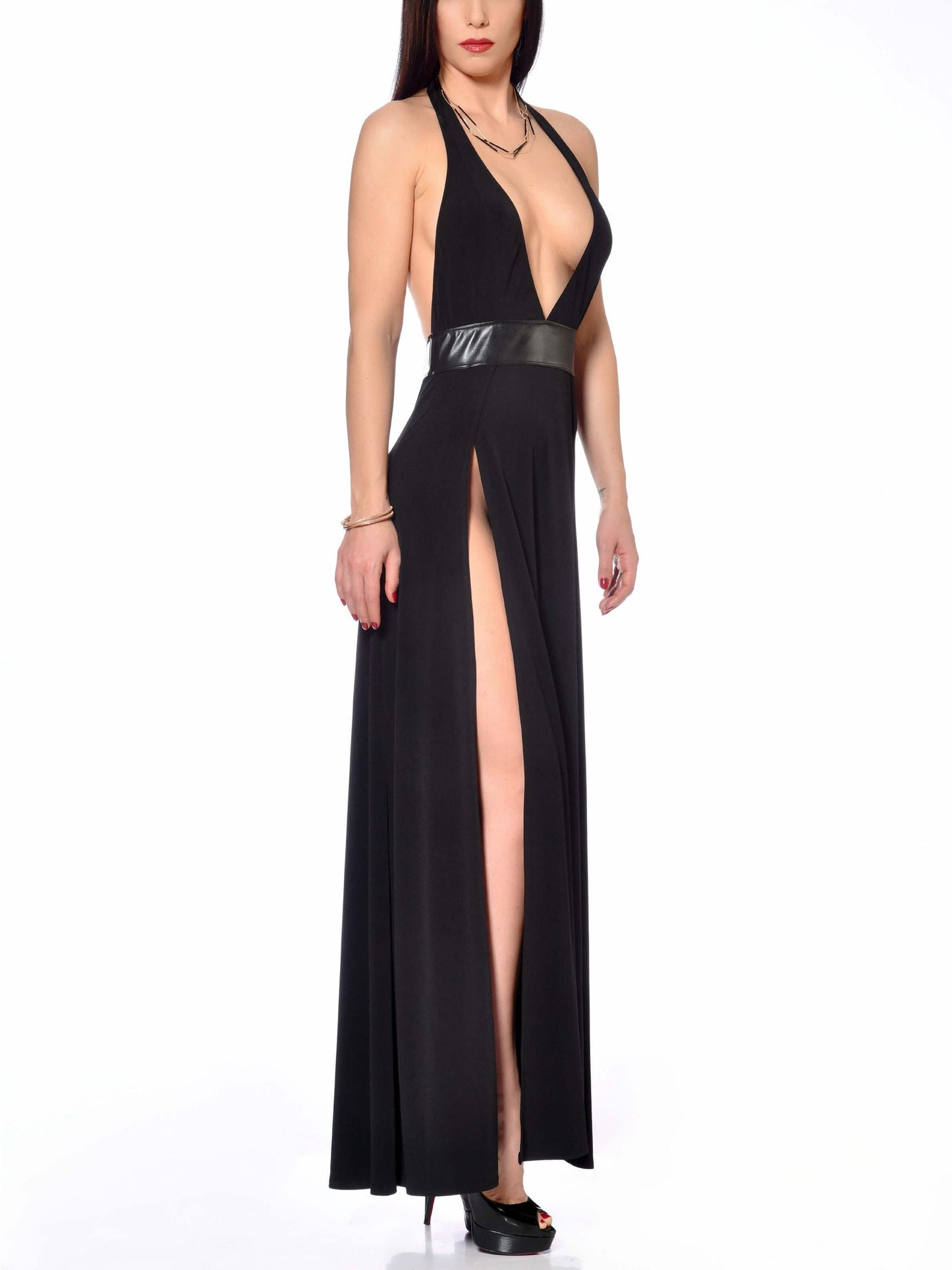 Schwarzes Abendkleid