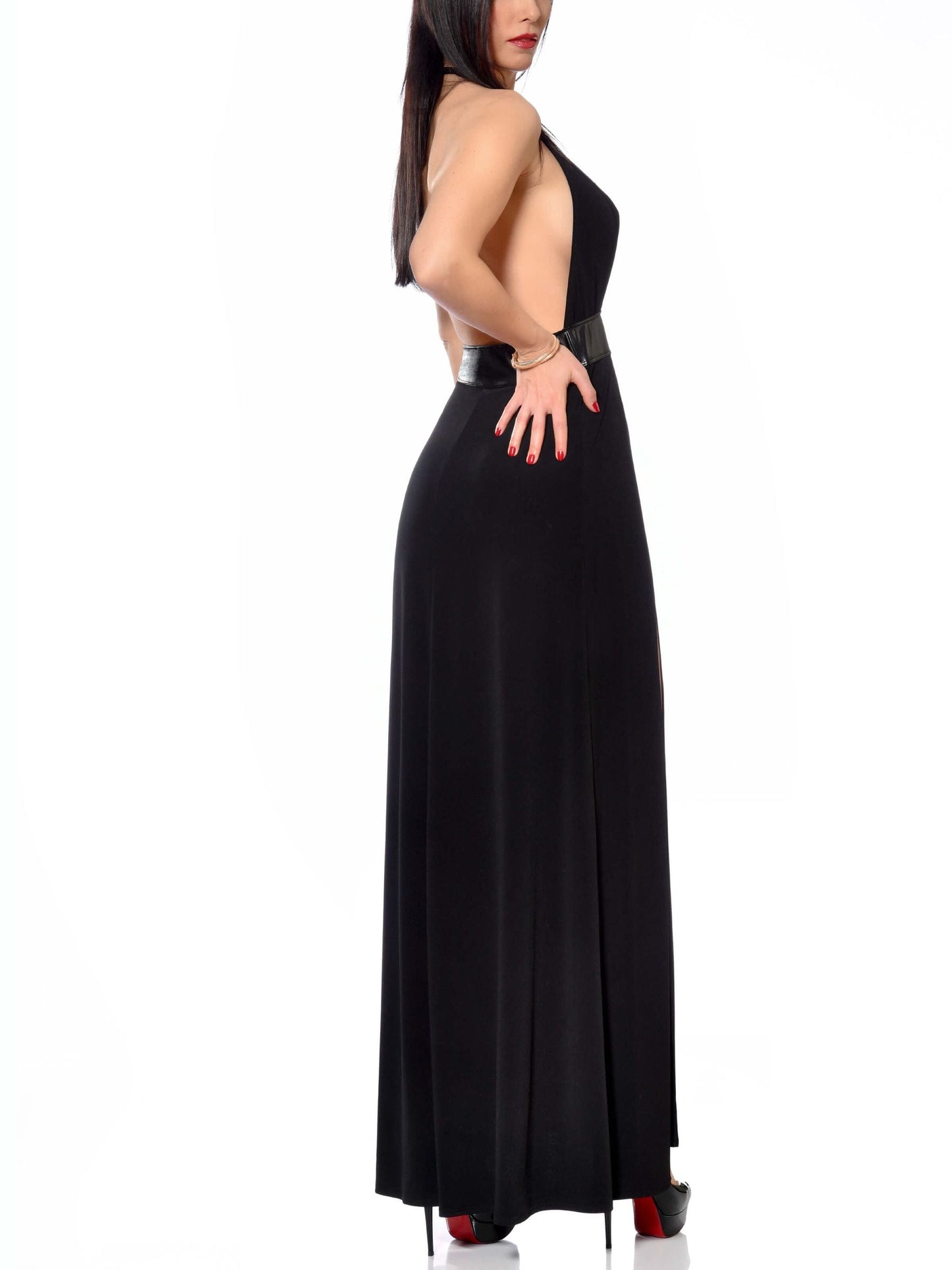 Schwarzes Abendkleid